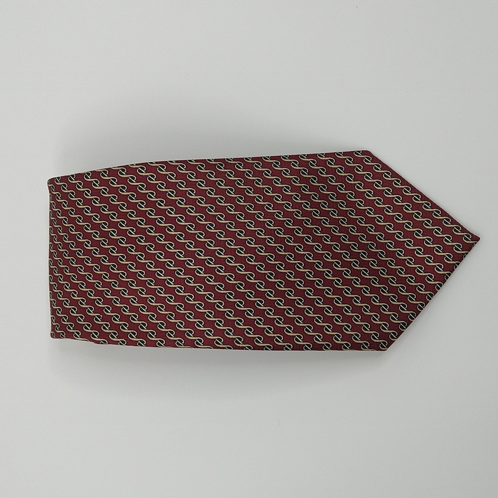 Davvero Benino Burgundy | Cream | Black NeckTie